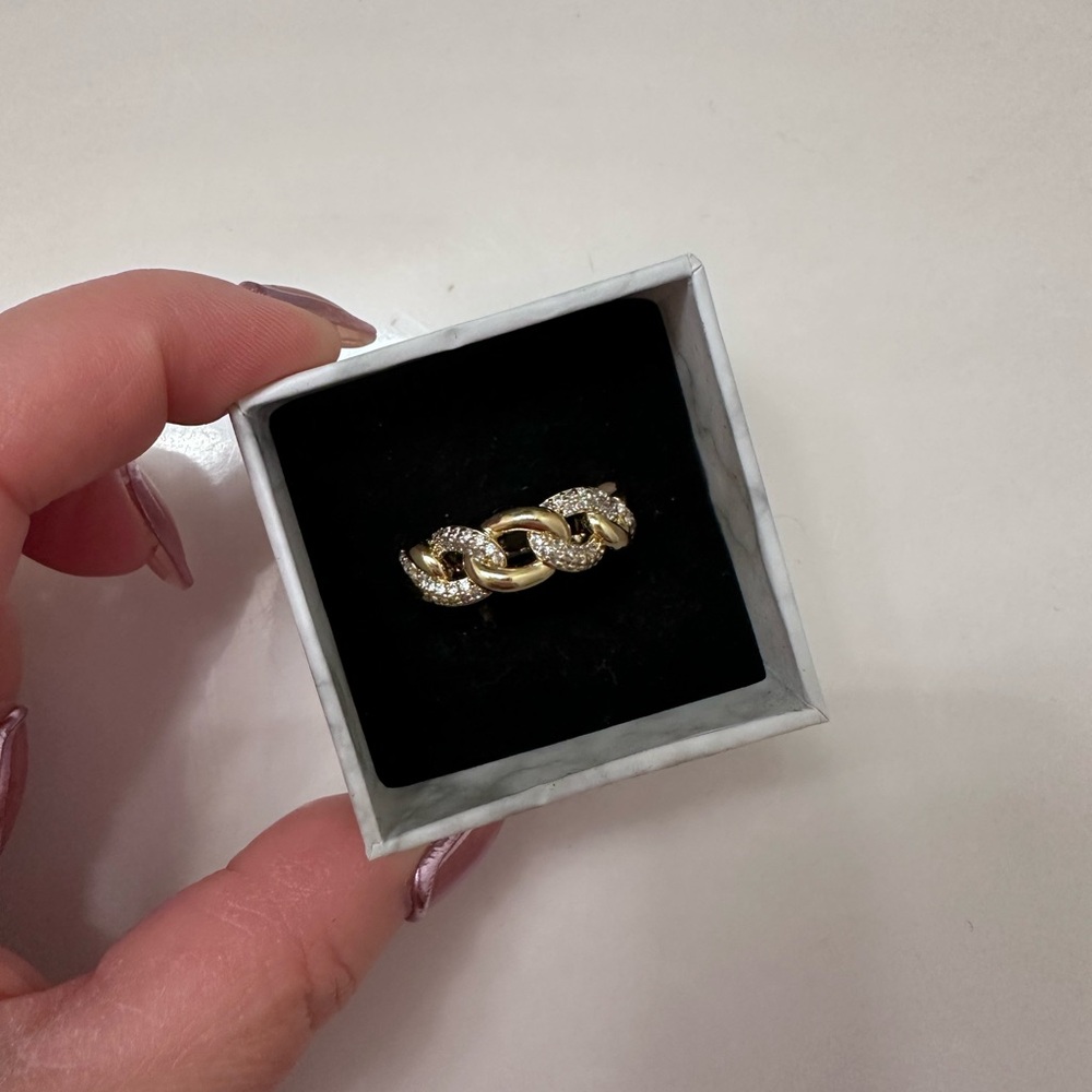 Bomb Party April Birthday Absolutely Yours Gold Ring